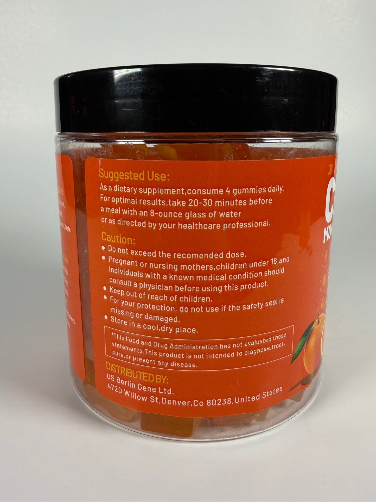 2x Orange Creatine Monohydrate Gummies