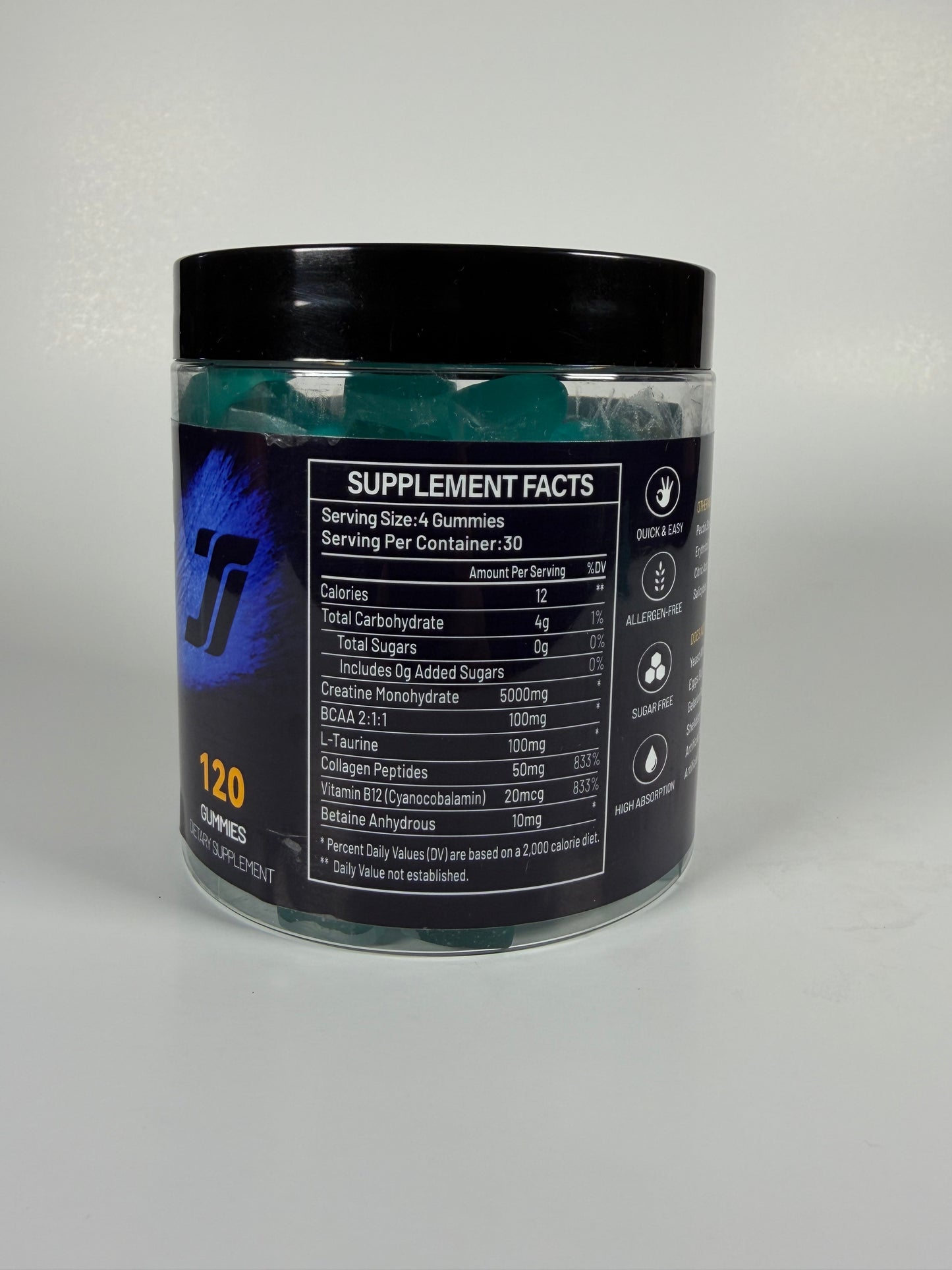 Blueberry Creatine Monohydrate Gummies