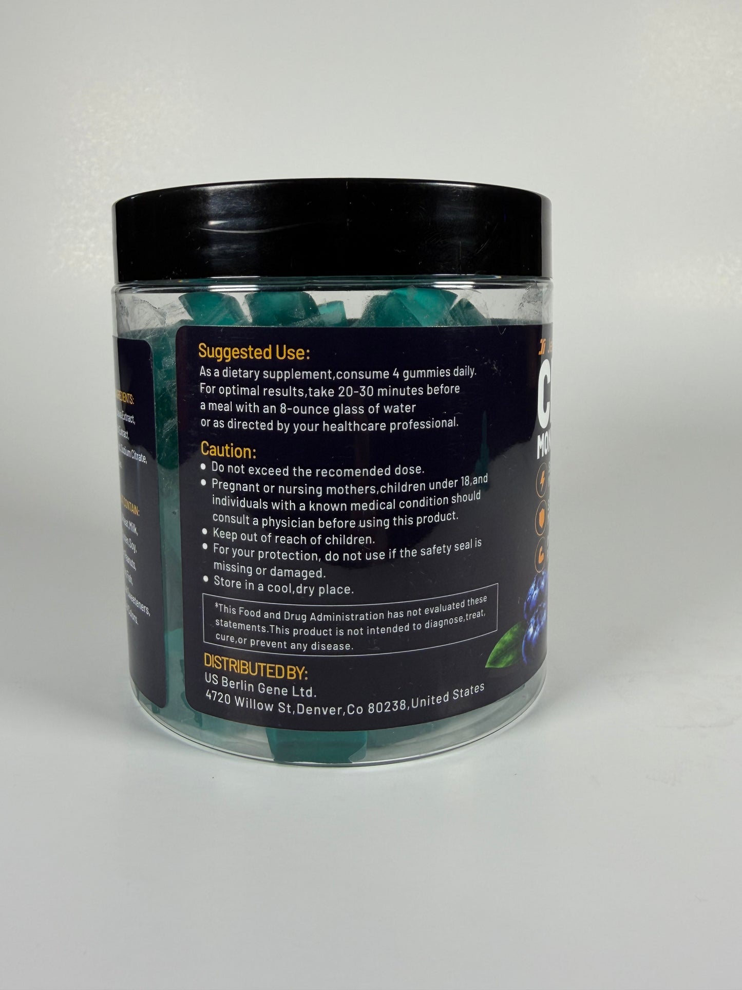 Blueberry Creatine Monohydrate Gummies