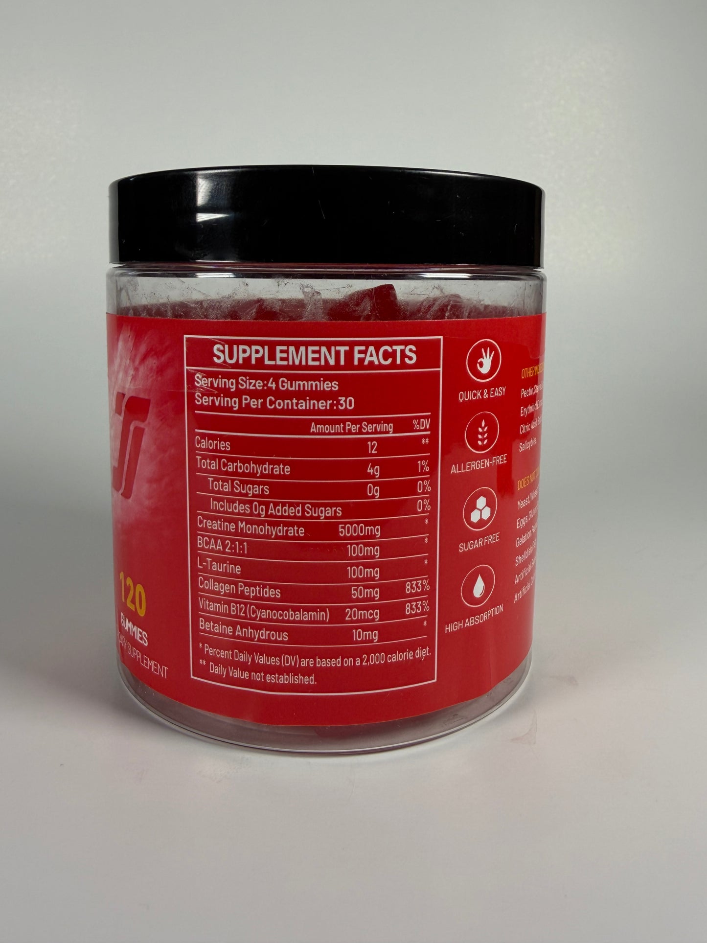 Strawberry Creatine Monohydrate Gummies