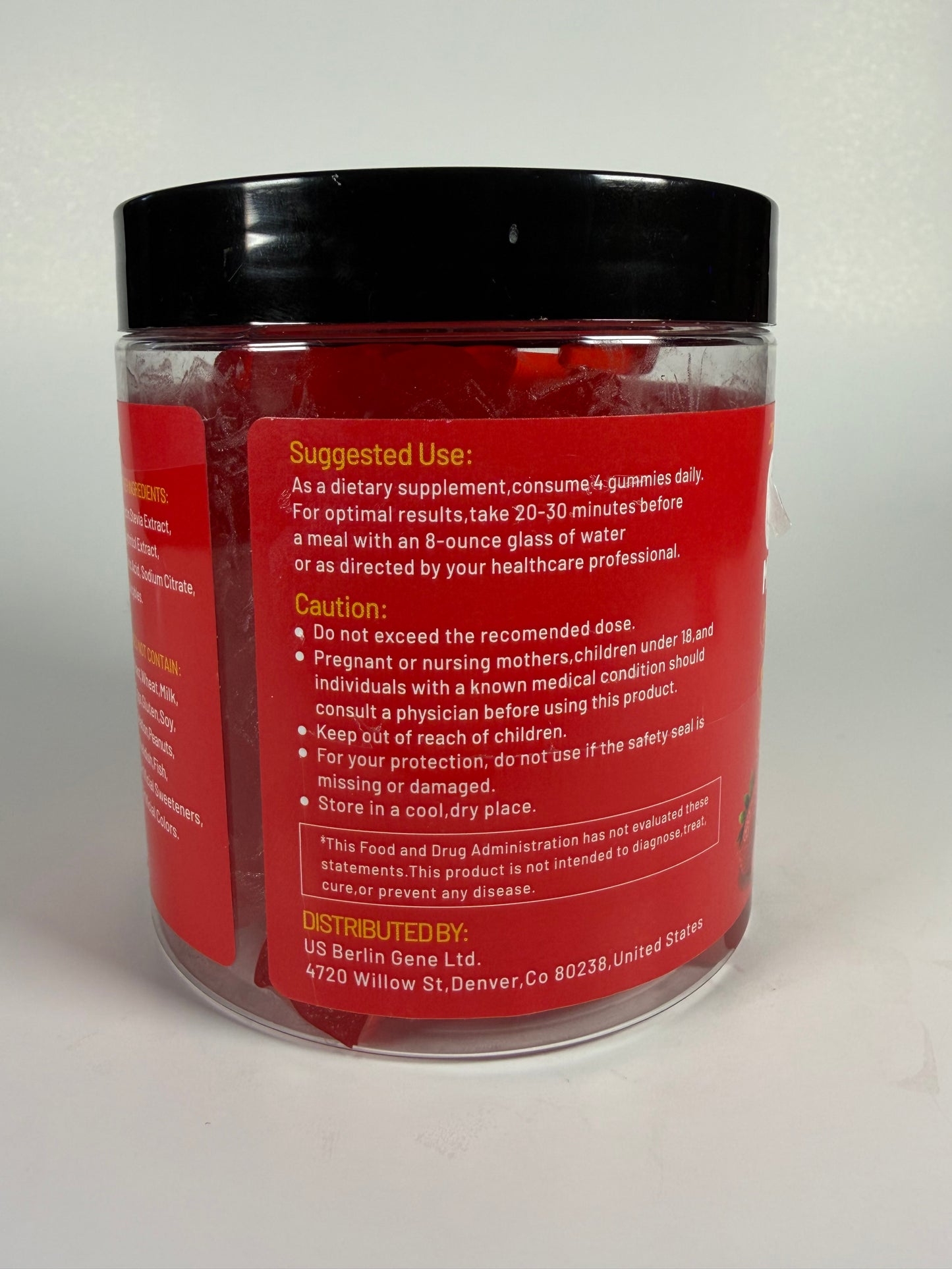 Strawberry Creatine Monohydrate Gummies